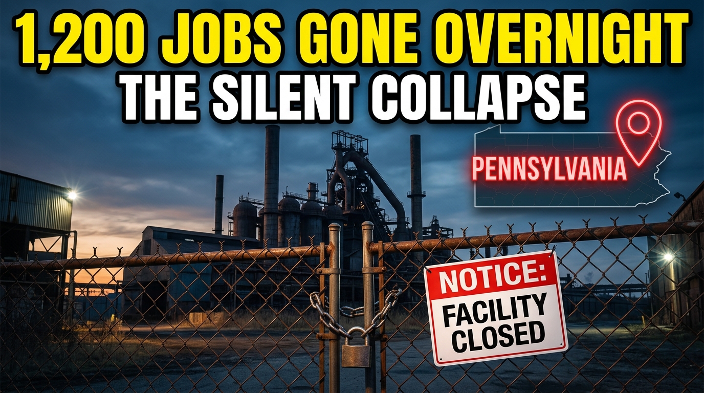 1,240 Jobs Wiped Out: The Bethlehem Steel Plant Shutdown No One Is Reporting