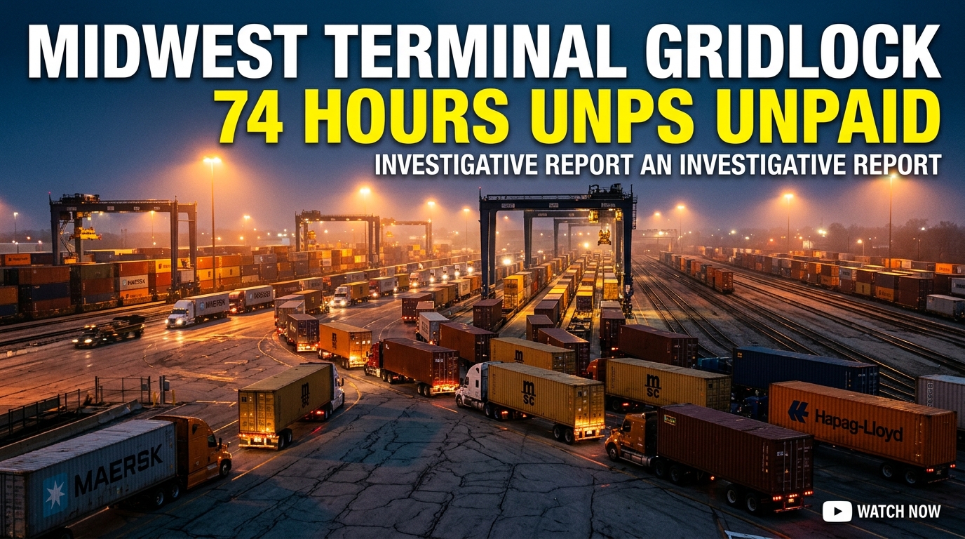 Gridlocked Terminals: The Unpaid Trucker Detention Crisis Exploding in the Midwest